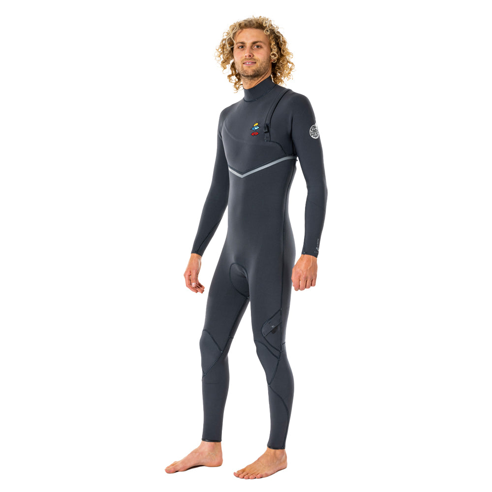 Rip Curl E-Bomb 3/2mm Zip Free Searchers Wetsuit  - Charcoal