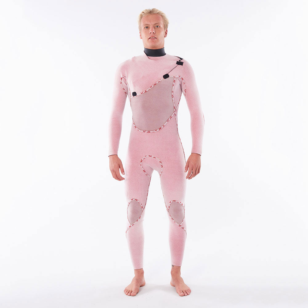 Rip Curl Flashbomb 4/3mm Chest Zip Full Wetsuit  - Green