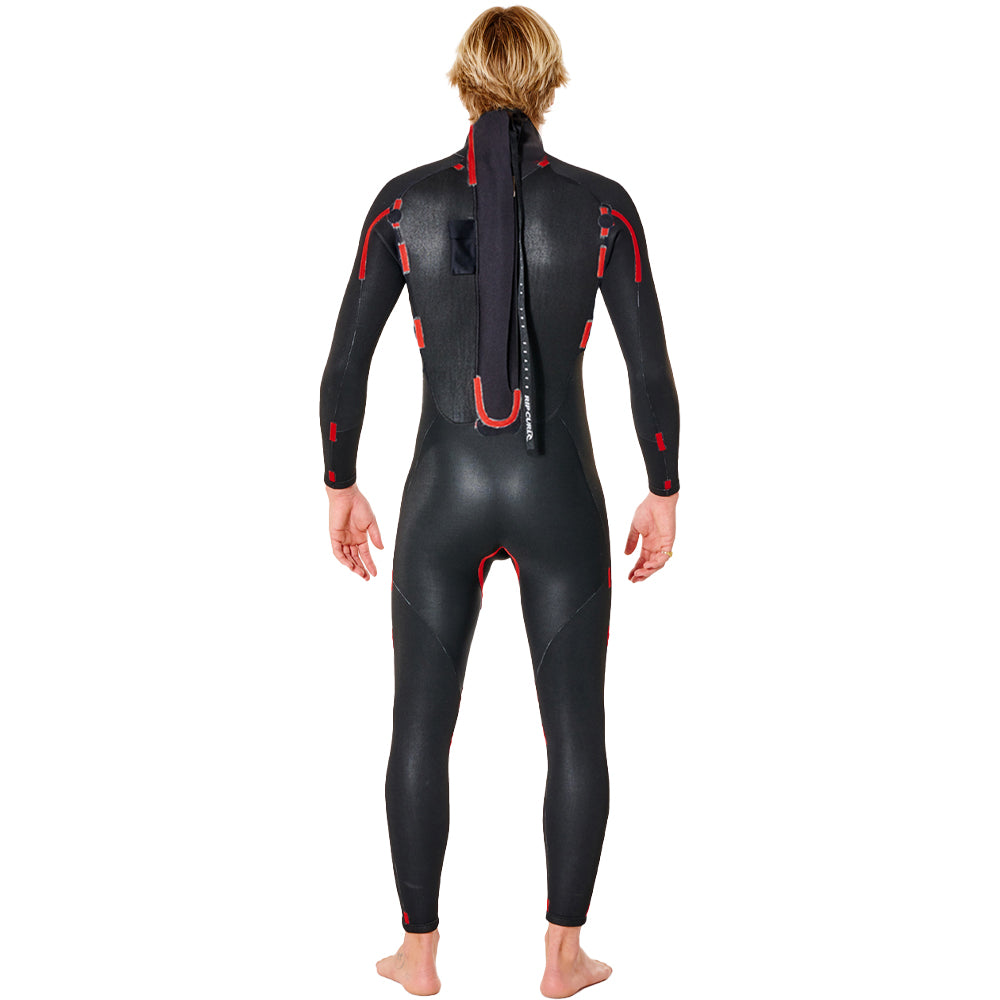 Rip Curl Freelite 3/2mm Back Zip Summer Wetsuit  - Black