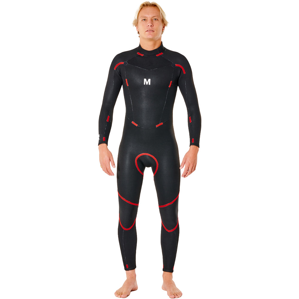 Rip Curl Freelite 3/2mm Back Zip Summer Wetsuit  - Black