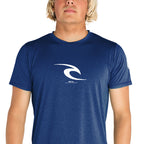 Rip Curl Icons Short Sleeve UV Top - Navy