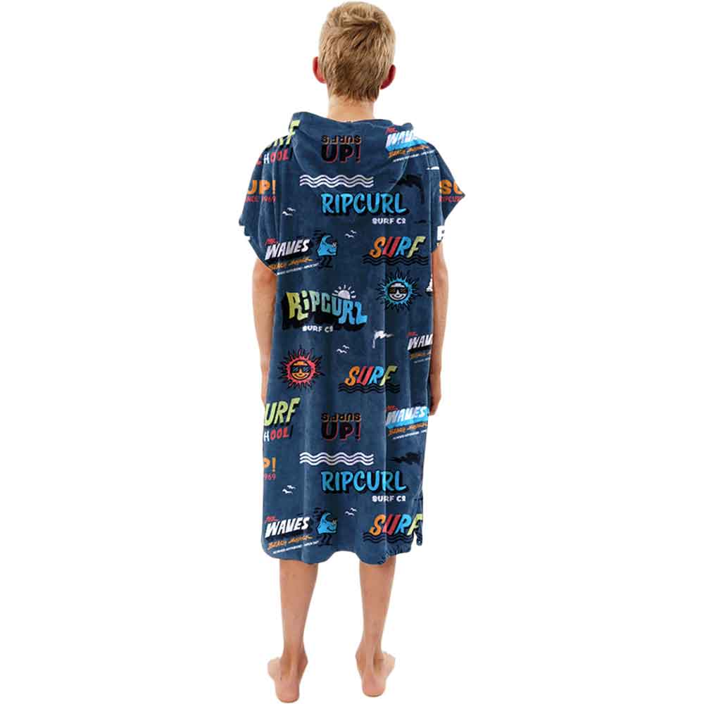 Rip Curl Junior Hooded Print Changing Towel