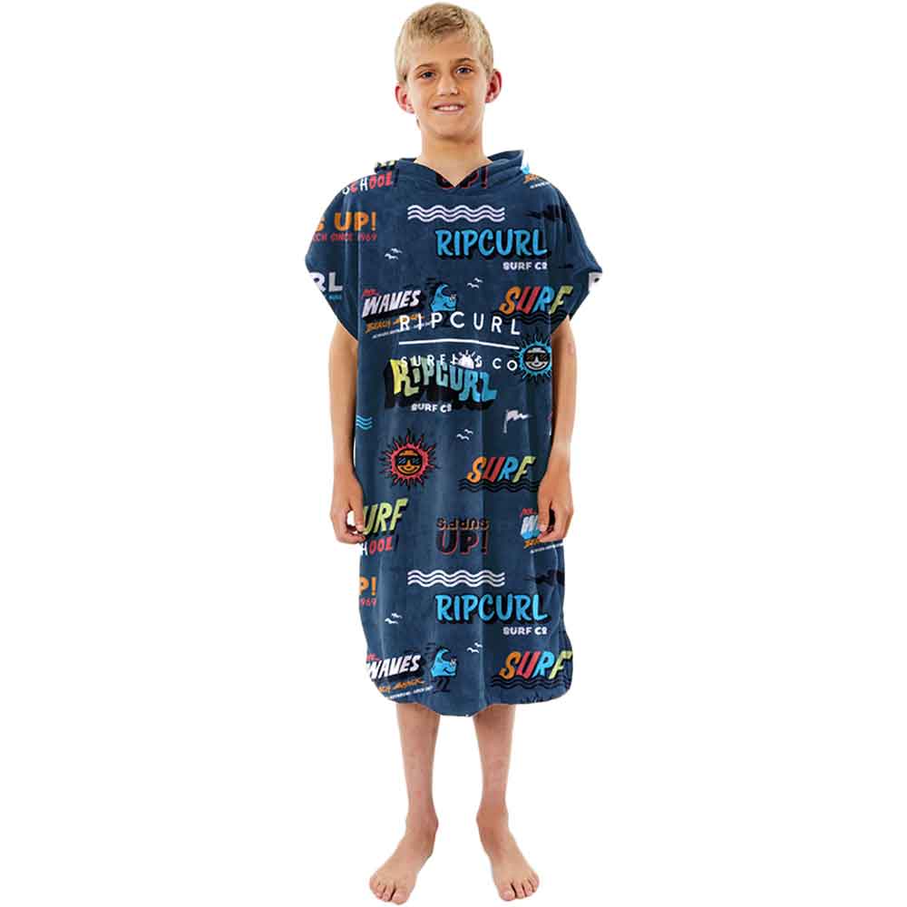 Rip Curl Junior Hooded Print Changing Towel
