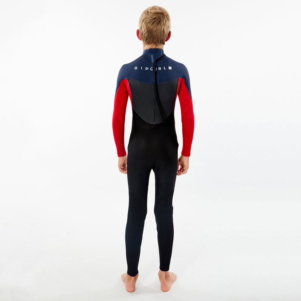 Rip Curl Junior Omega 5/3mm Back Zip Winter Wetsuit - Slate