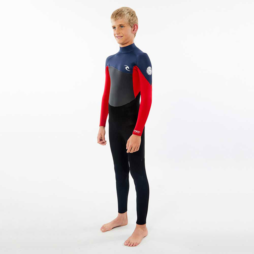 Rip Curl Junior Omega 4/3mm Full Wetsuit - Slate