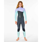 Rip Curl Junior Omega 5/3mm Back Zip Winter Wetsuit  - Purple