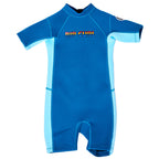 Rip Curl Junior Omega Back Zip Shortie Wetsuit  - Aqua