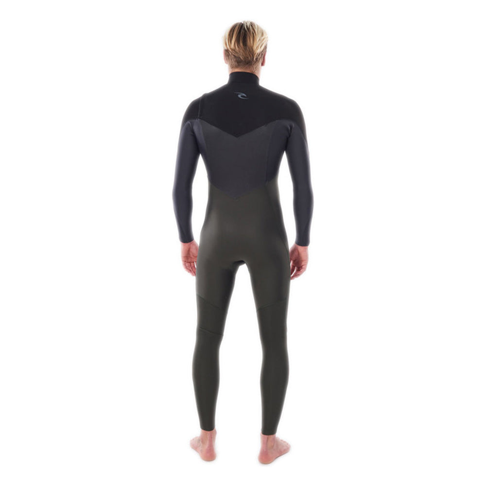 Rip Curl Dawn Patrol 4/3mm Chest Zip Wetsuit  - Dark Green