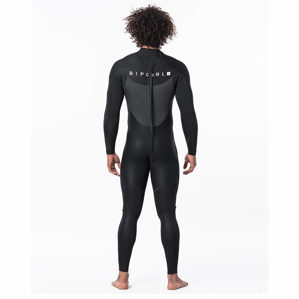 Rip Curl Omega 3/2 Back Zip Summer Wetsuit  - Black