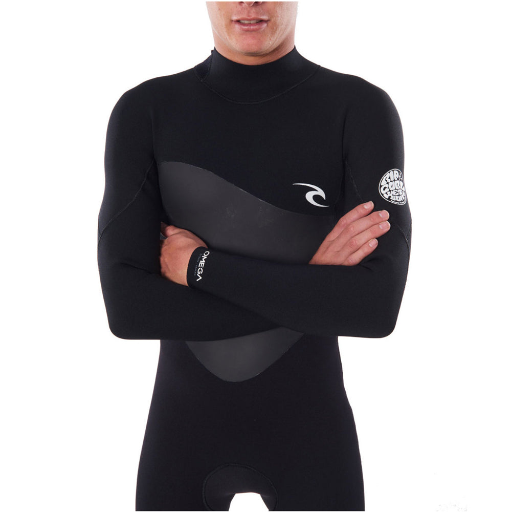 Rip Curl Omega 5/3mm Back Zip Winter Wetsuit  - Black