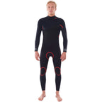 Rip Curl Omega 5/3mm Back Zip Winter Wetsuit  - Maroon