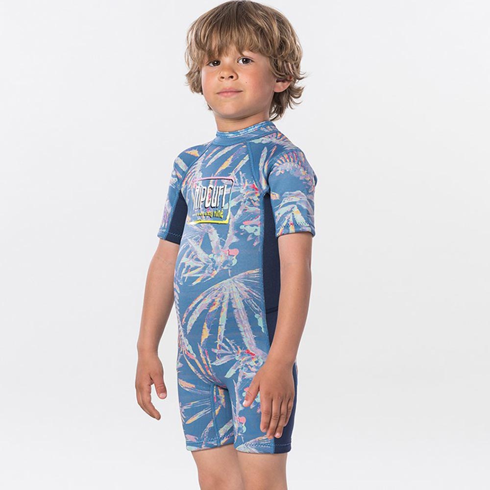 Rip Curl Junior Dawn Patrol 1.5mm Back Zip Shortie Wetsuit - Blue