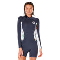 Rip Curl Womens Dawn Patrol 2/2mm Long Sleeve Shortie  - Charcoal