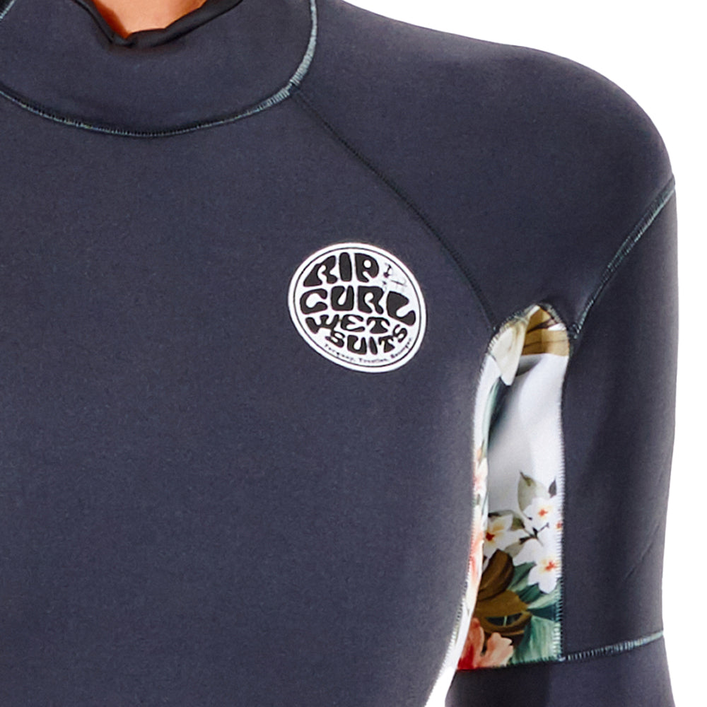 Rip Curl Womens Dawn Patrol 2/2mm Shortie Wetsuit  - Charcoal