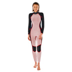 Rip Curl Womens Dawn Patrol 3/2mm B/Z Summer Wetsuit - Slate Rose