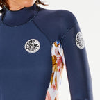 Rip Curl Womens Dawn Patrol 3/2mm B/Z Summer Wetsuit - Slate Rose