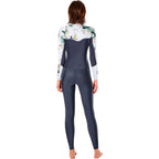 Rip Curl Womens Dawn Patrol 3/2mm Chest Zip Wetsuit  - Charcoal