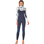 Rip Curl Womens Dawn Patrol 3/2mm Chest Zip Wetsuit  - Charcoal