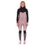 Rip Curl Womens Dawn Patrol 5/3mm Chest Zip Winter Wetsuit -Peach