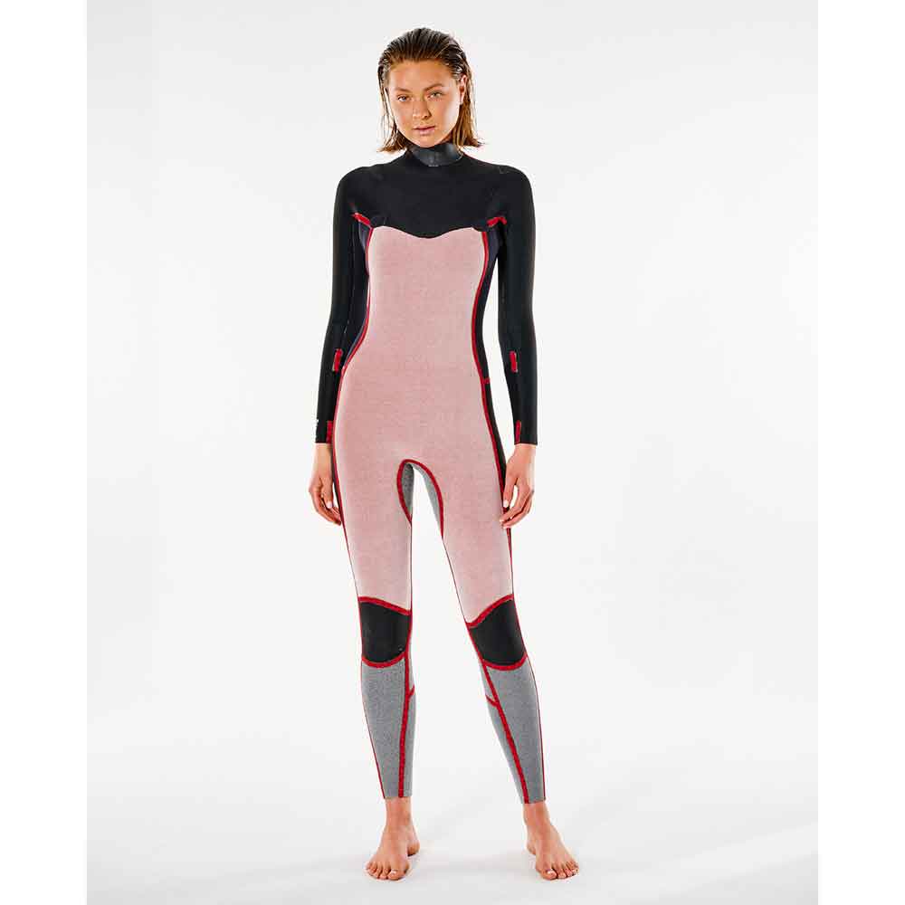 Rip Curl Womens Dawn Patrol 5/3mm C/Z Winter Wetsuit - Slate Rose