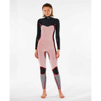 Rip Curl Womens Dawn Patrol 5/3mm C/Z Winter Wetsuit - Slate Rose