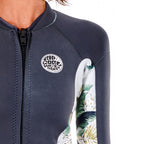 Rip Curl Womens Dawn Patrol Long Sleeve Neoprene Jacket Charcoal