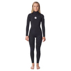 Rip Curl Womens Dawn Patrol 5/3mm Chest Zip Wetsuit - Black