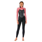 Rip Curl Womens Omega 3/2mm Back Zip Summer Wetsuit  - Dusty Rose