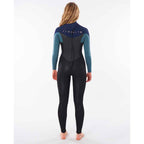 Rip Curl Womens Omega 5/3mm Back Zip Winter Wetsuit  - Green
