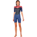 Rip Curl Womens Omega Shortie Wetsuit  - Slate Rose