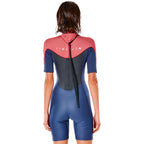 Rip Curl Womens Omega Shortie Wetsuit  - Slate Rose