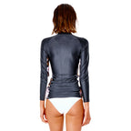 Rip Curl Womens Playabella Long Sleeve Zip Thru UV Top