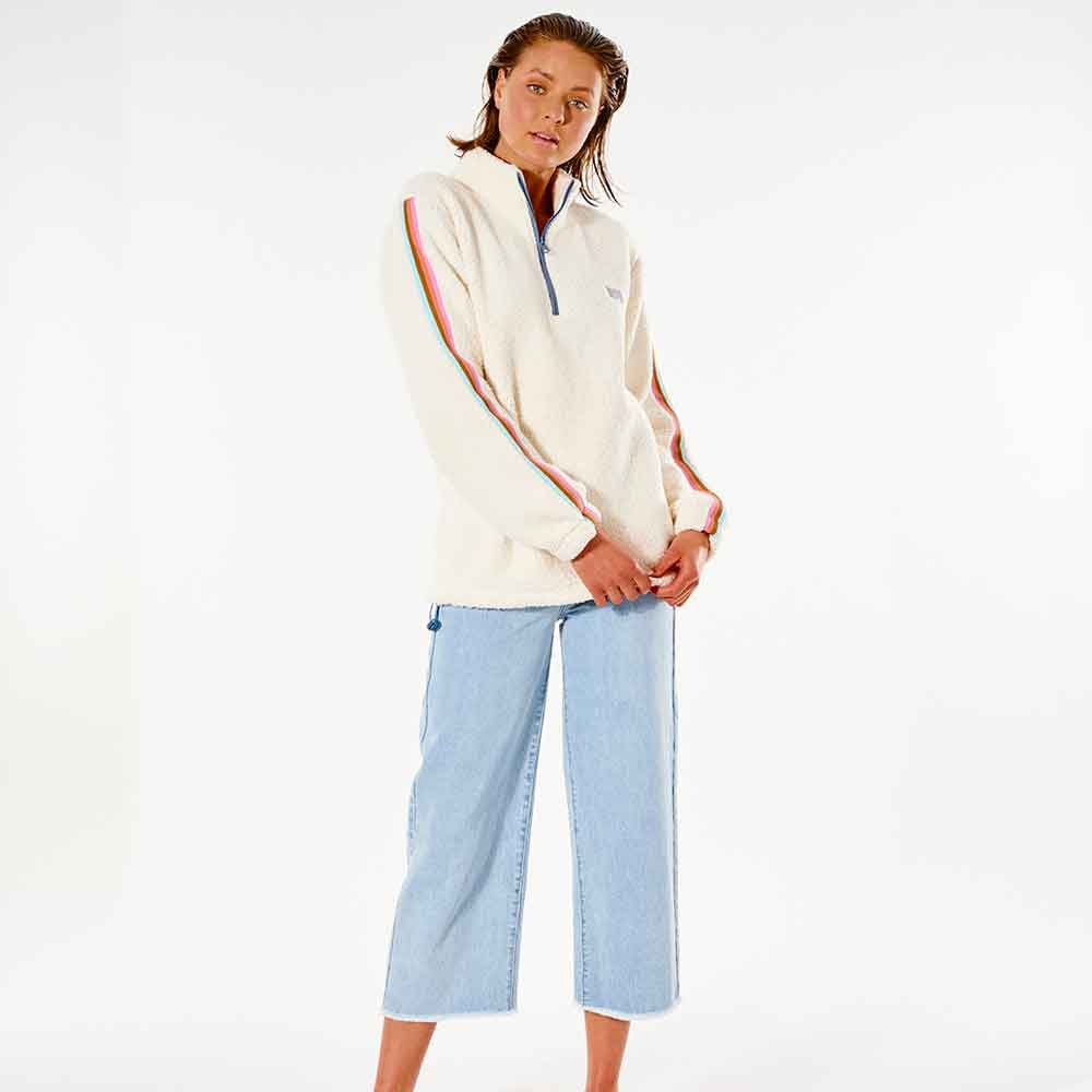 Rip Curl Womens Twin Fin 1/4 Zip Sweatshirt