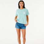 Rip Curl Womens Wettie Icon Relaxed T-Shirt