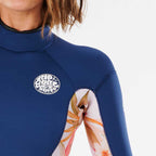 Rip Curl Womens Dawn Patrol 2mm B/Z Long Sleeve Shortie  - Pink