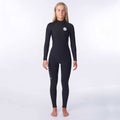 Rip Curl Womens Dawn Patrol 3/2mm Back Zip Summer Wetsuit  - Black