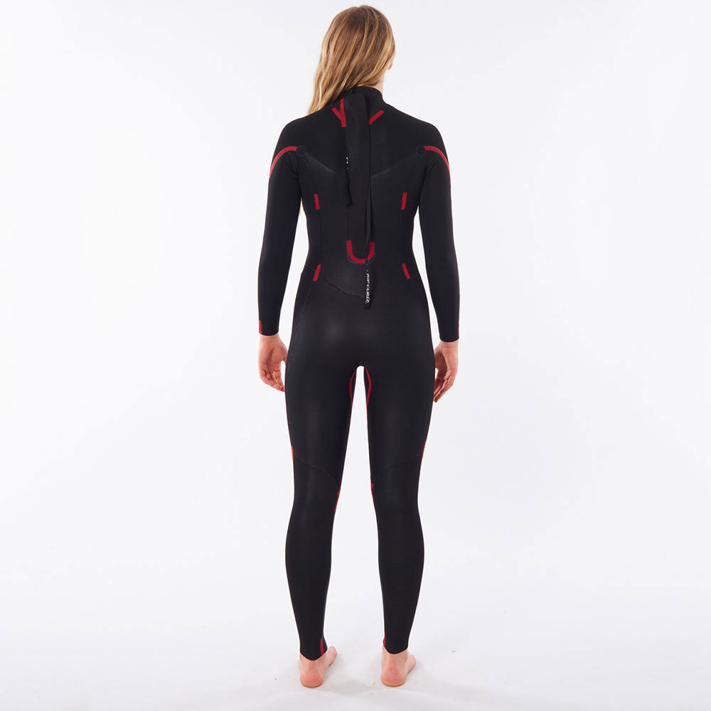 Rip Curl Womens Omega 3/2mm Back Zip Summer Wetsuit  - Green