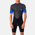 Rip Curl Omega 1.5mm Back Zip Shortie Wetsuit - Blue