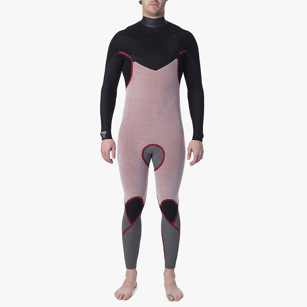 Rip Curl Dawn Patrol 4/3mm Chest Zip Wetsuit  - Blue