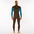 Rip Curl Dawn Patrol 4/3mm Chest Zip Wetsuit  - Blue
