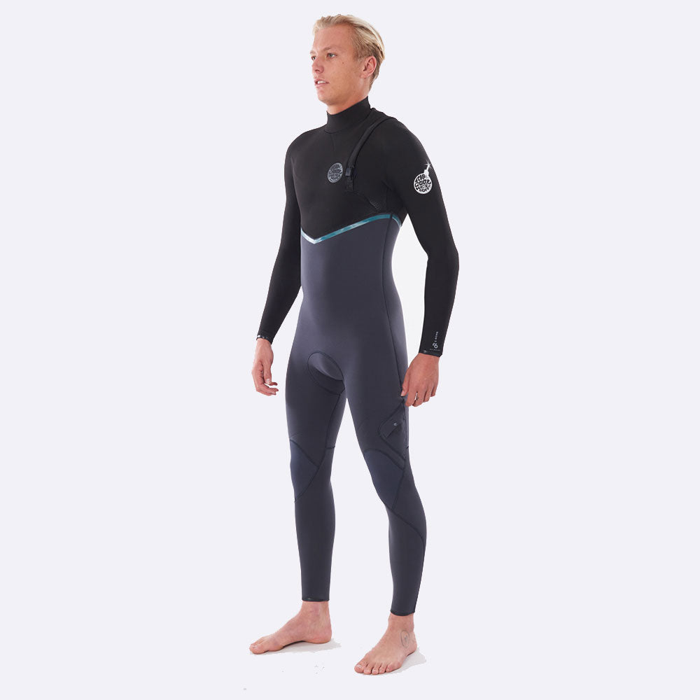 Rip Curl E-Bomb 3/2mm Zip Free Summer Wetsuit  - Charcoal