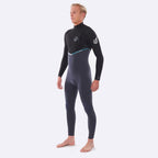 Rip Curl E-Bomb 3/2mm Zip Free Summer Wetsuit  - Charcoal