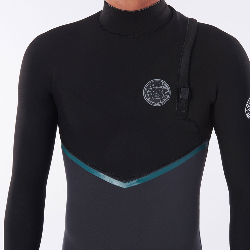 Rip Curl E-Bomb 3/2mm Zip Free Summer Wetsuit  - Charcoal
