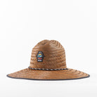 Wide brim straw hat