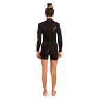 Rip Curl Womens Dawn Patrol 2mm B/Z Long Sleeve Shortie  - Black