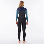 Ripcurl Womens Omega 4/3mm Back Zip Wetsuit - Green