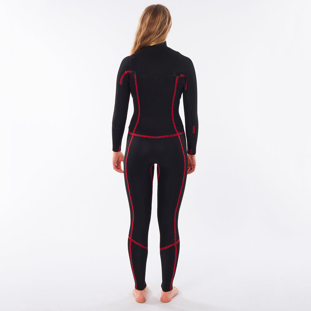 Rip Curl Womens Dawn Patrol Performance 3/2mm C/Z Wetsuit  - Slate