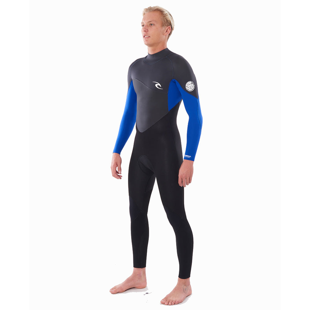 Rip Curl Omega 3/2mm Back Zip Summer Wetsuit  - Blue