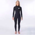 Ripcurl Womens Dawn Patrol 4/3mm Back Zip Wetsuit - Black
