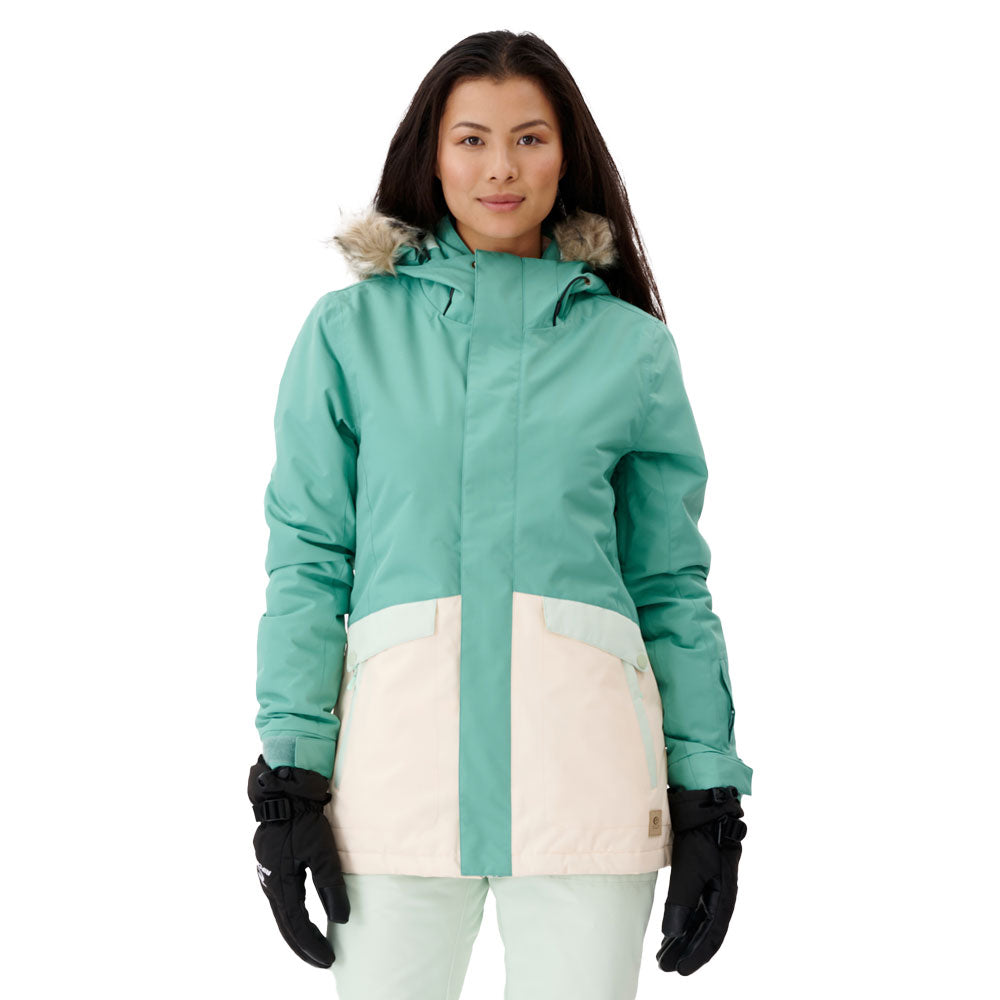 Rip Curl Womens Rider Parker Snowboard/Ski Jacket - Mint